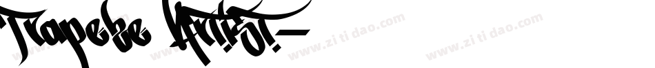 Trapeze Artist字体转换